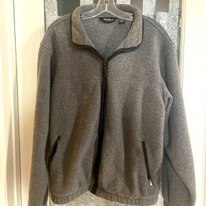 Eddie Bauer Gray Unlined Jacket Size Medium